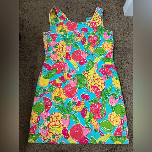 Lilly Pulitzer Multicolor Fruit Print Dress - Picture 6 of 7